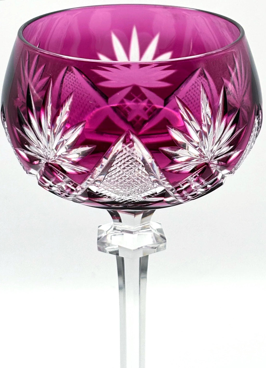 Val Saint Lambert Crystal Wine Glasses – Berncastel Harlequin