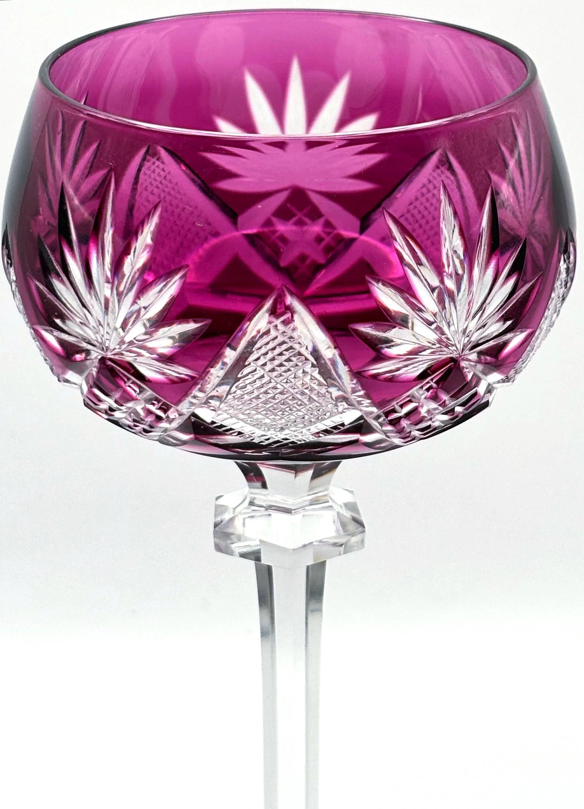 Val Saint Lambert Crystal Wine Glasses – Berncastel Harlequin
