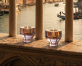 Murano Seguso Vetri d’Arte, Sommerso Candle Holders | Signed Italian Art Glass