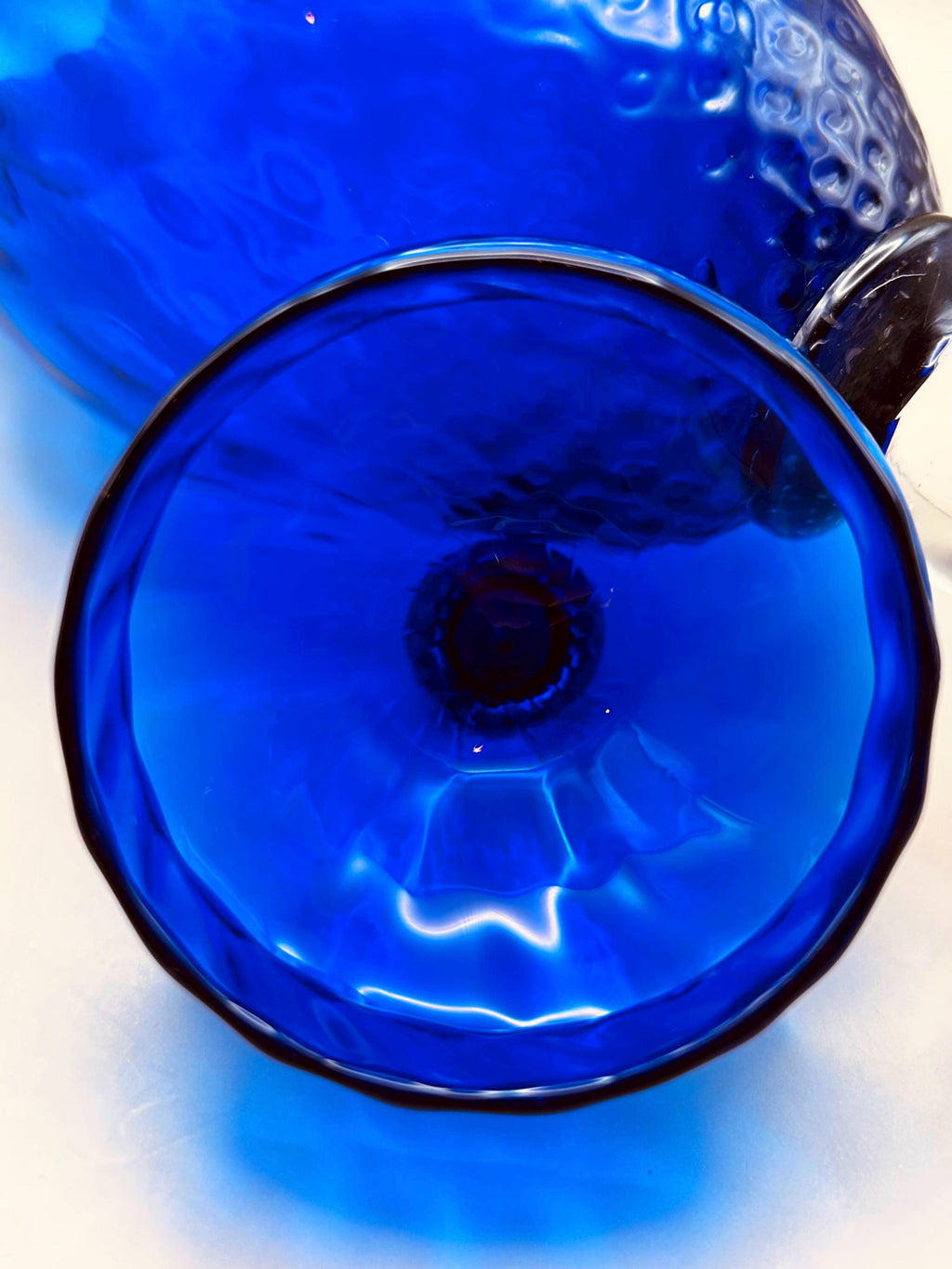 Empoli, Italian Crystal Bowl With Lid | Italy Tuscany, 28 cm