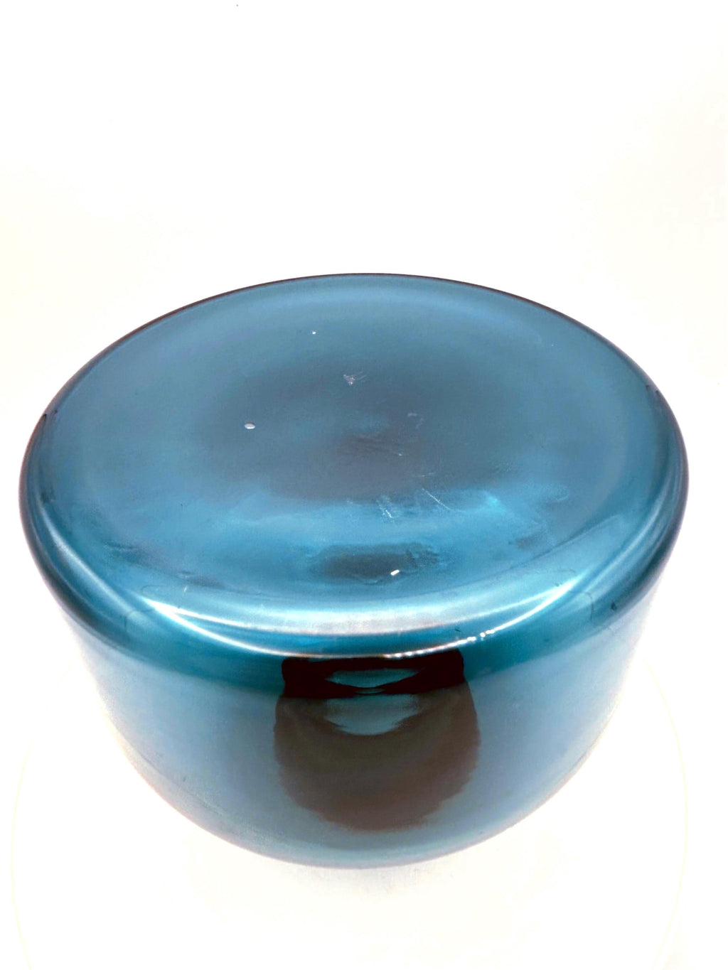 Holmegaard Carnaby Bud Vase by Michael Bang | Rare Sea Blue / Teal Glass, 13 cm
