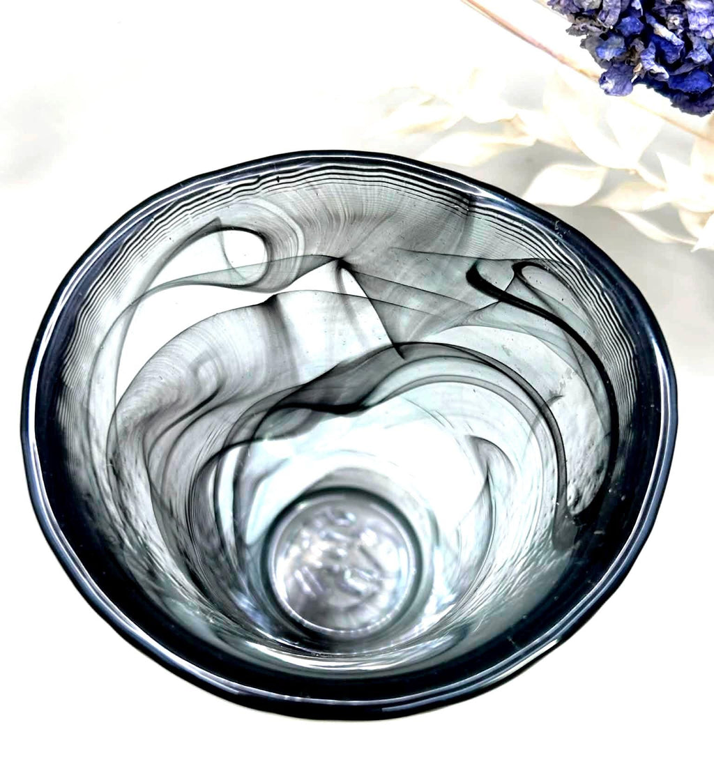 Kosta Boda Smoky Grey Art Glass Vase | Ulrica Hydman Vallien