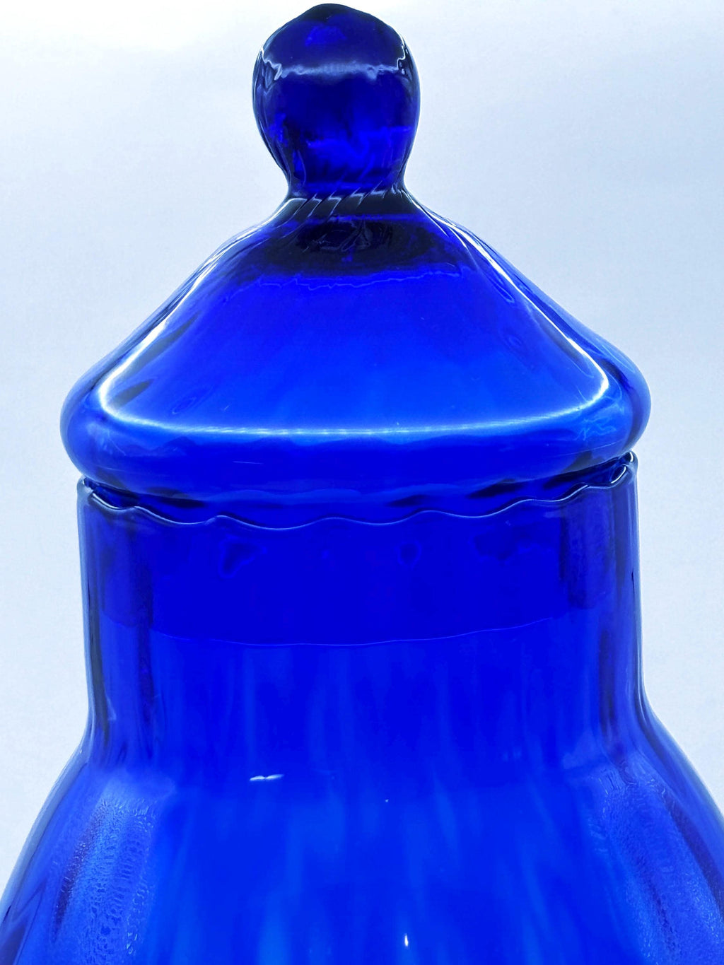 Empoli, Italian Crystal Bowl With Lid | Italy Tuscany, 28 cm