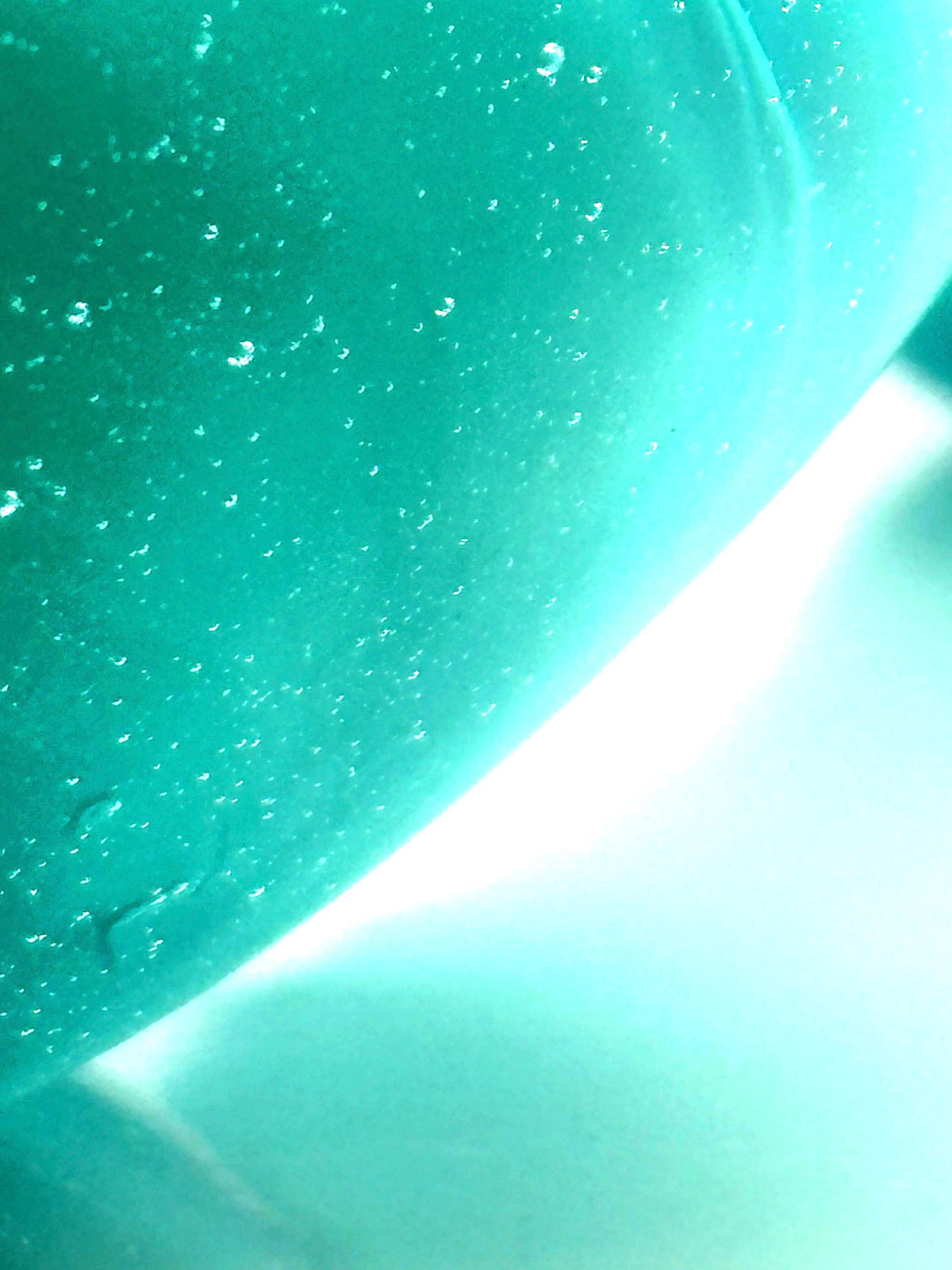 Vintage Kosta Boda Tealight Holders | Turquoise & White Swirl Glass Pair