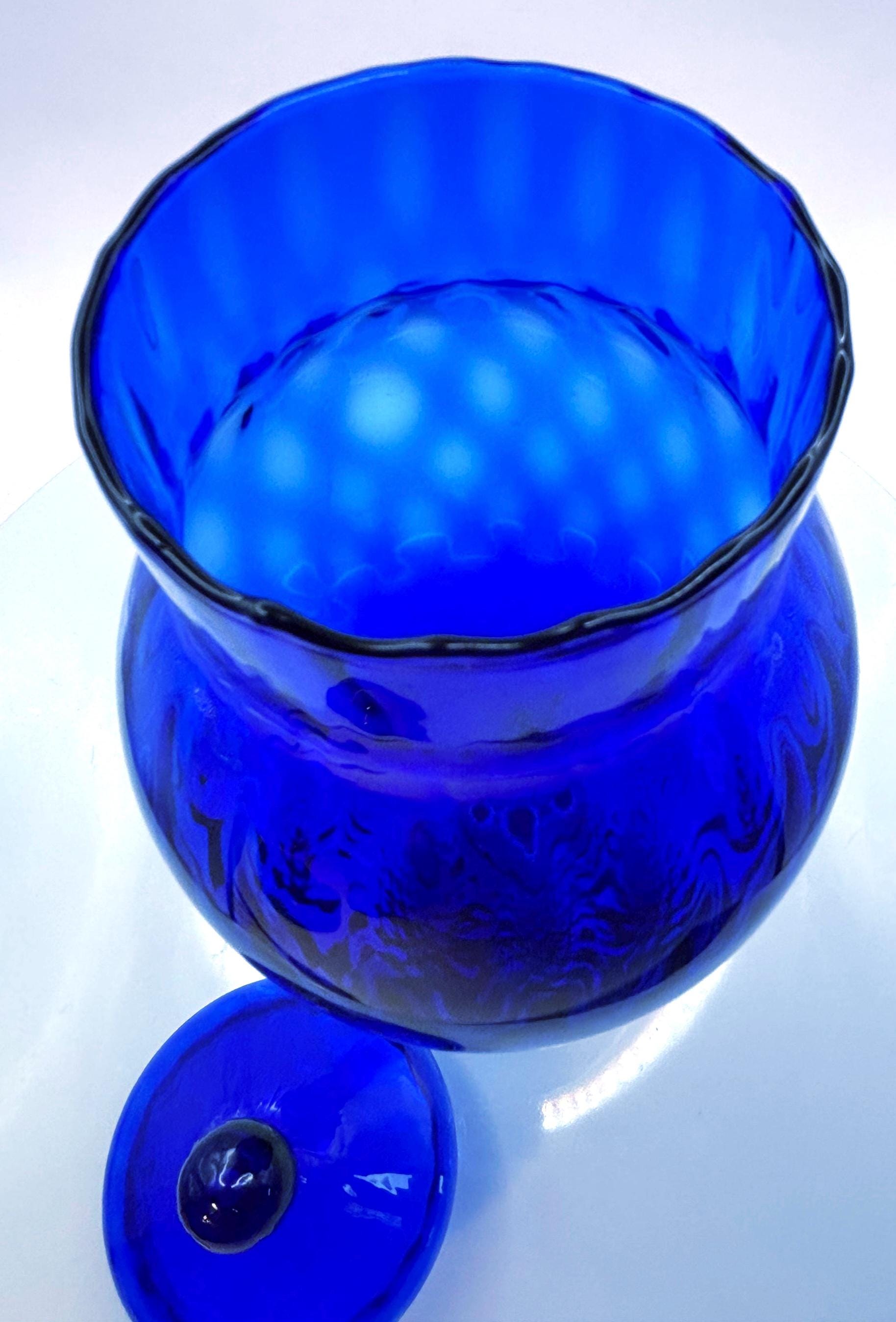Empoli, Italian Crystal Bowl With Lid | Italy Tuscany, 28 cm