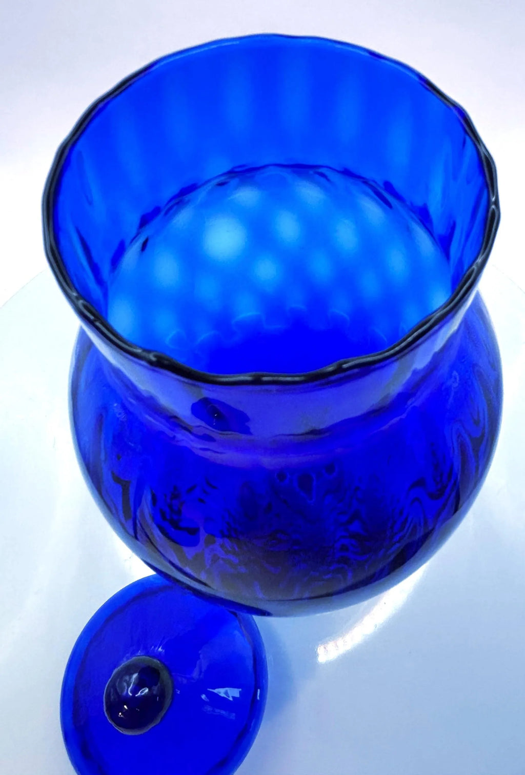 Empoli, Italy, Crystal Bowl With Lid | Italy Tuscany, 28 cm