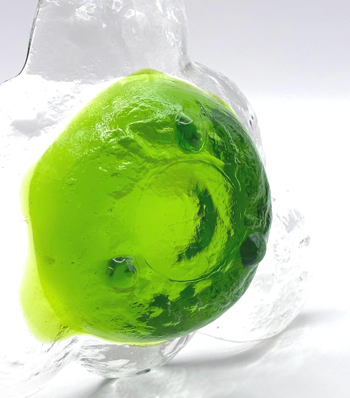 KIVI Art Glass Bowl – Pertti Santalahti Humppila, Finnish Design