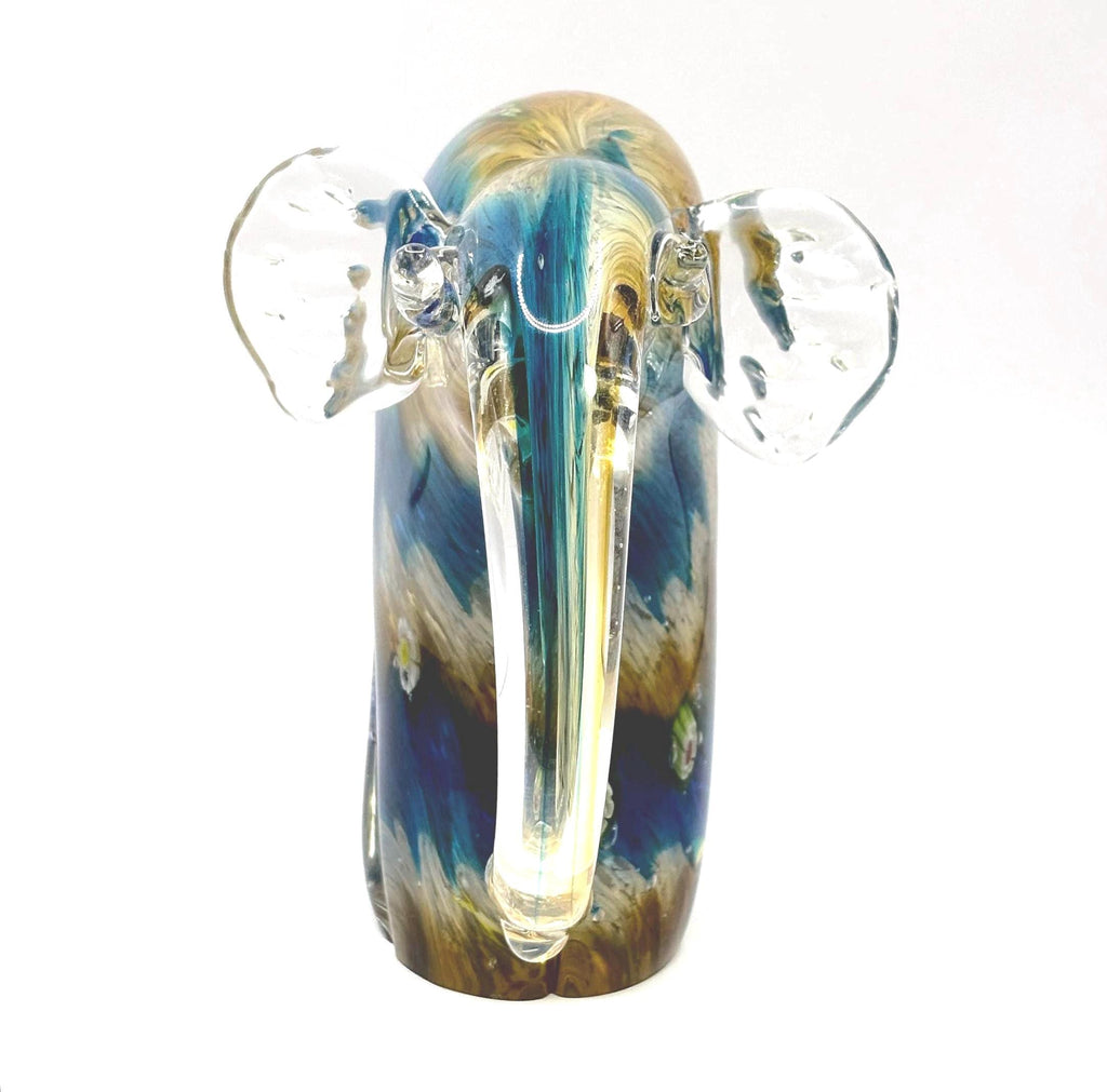 Murano Millefiori Elephant, Italian Art Glass Figurine