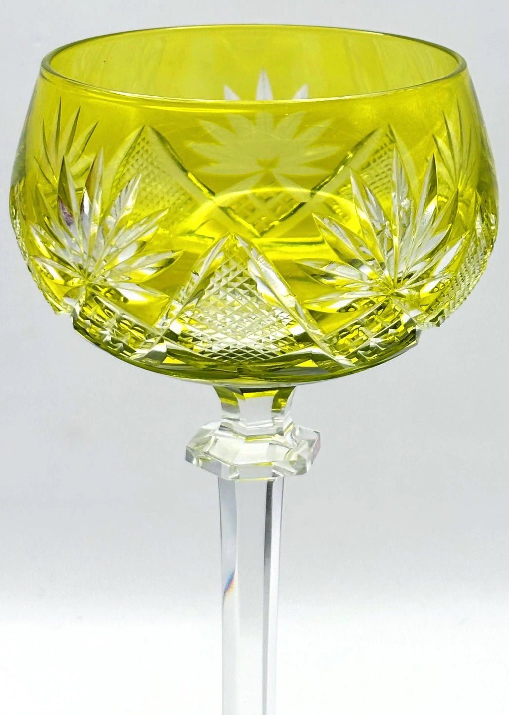 Val Saint Lambert Crystal Wine Glasses – Berncastel Harlequin