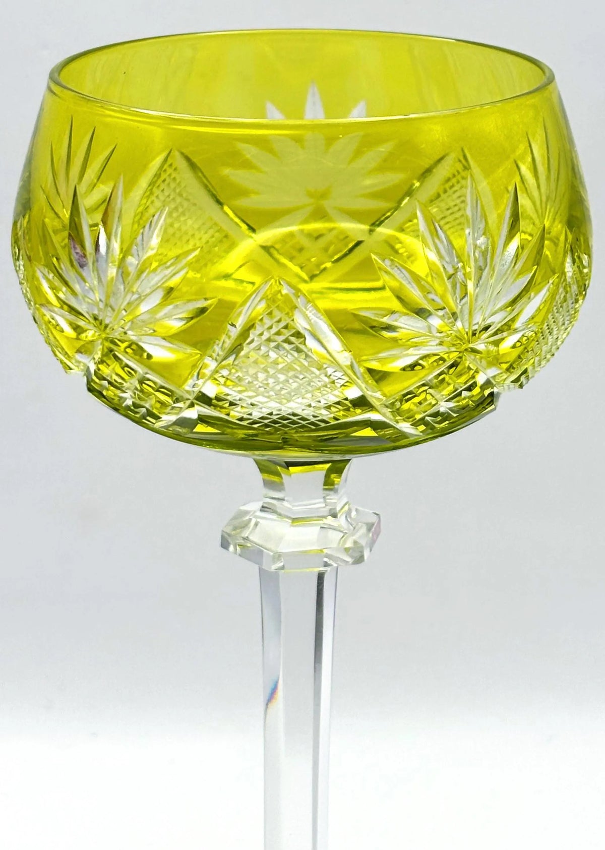 Val Saint Lambert Crystal Wine Glasses – Berncastel Harlequin