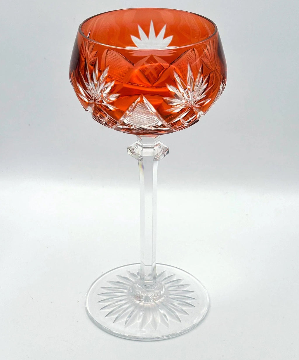 Val Saint Lambert Crystal Wine Glasses – Berncastel Harlequin