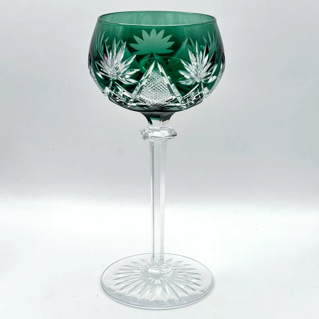 Val Saint Lambert Crystal Wine Glasses – Berncastel Harlequin