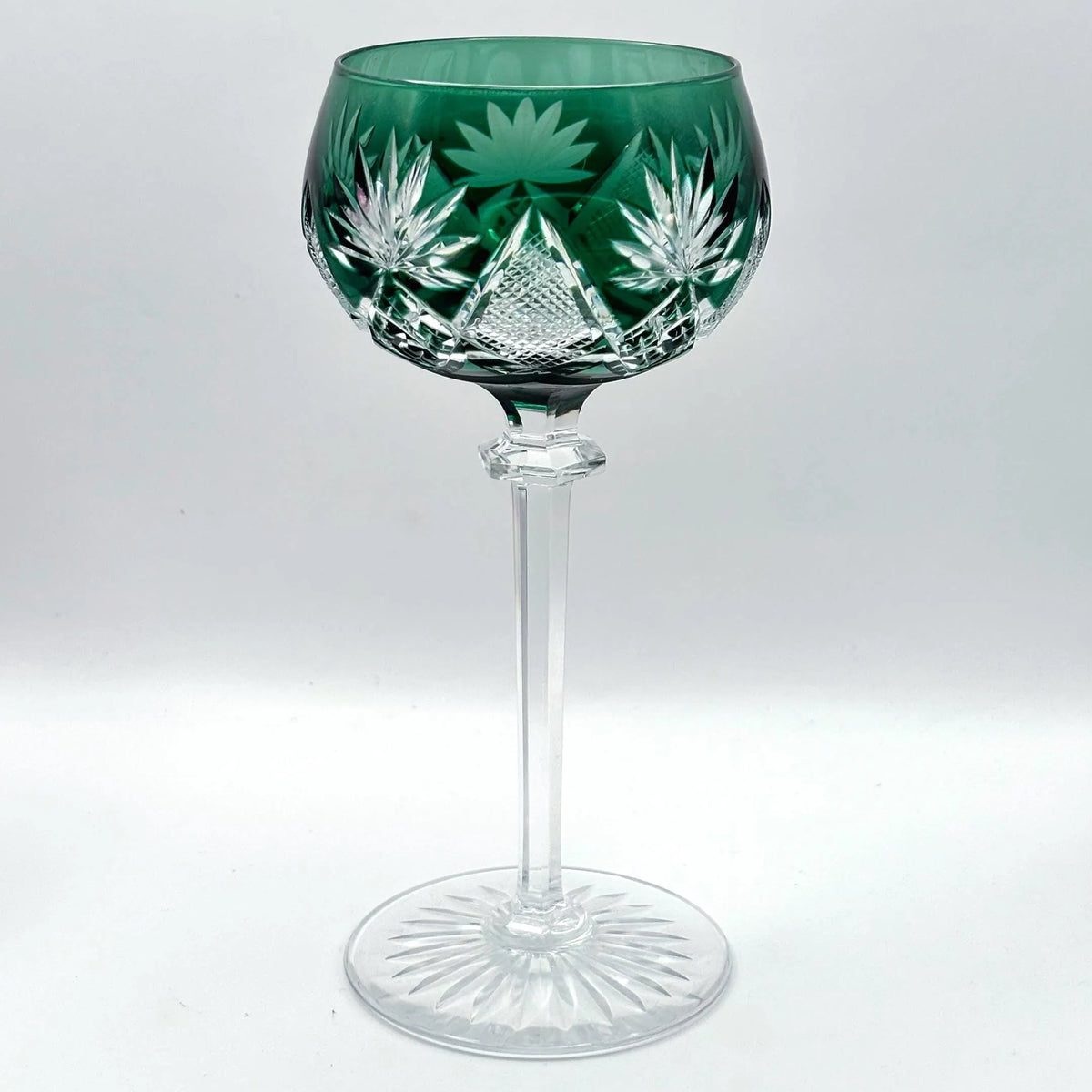 Val Saint Lambert Crystal Wine Glasses – Berncastel Harlequin