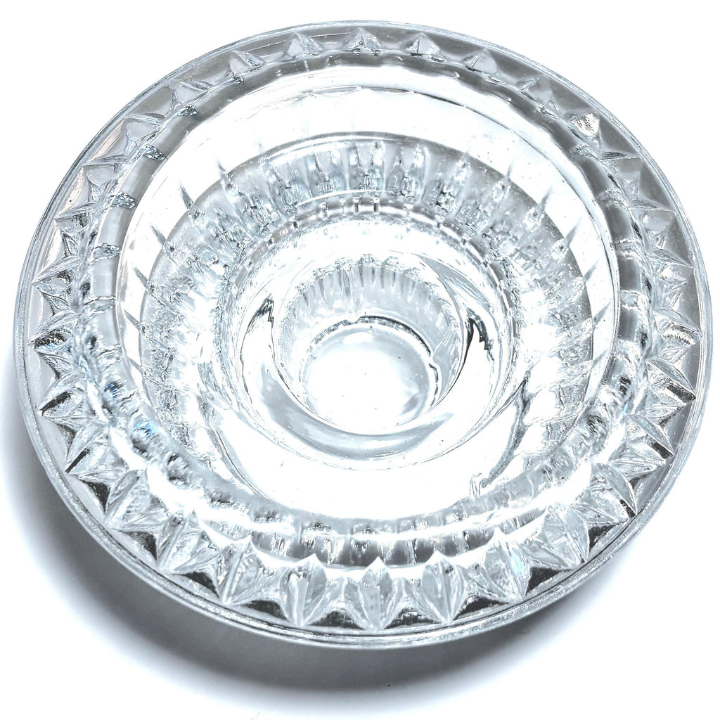 Forever Crystal Candle Holders, Set of 2, Elegant Glass Votive Holders