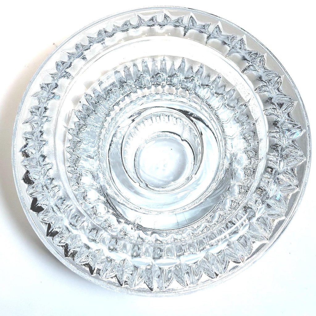 Forever Crystal Candle Holders, Set of 2, Elegant Glass Votive Holders